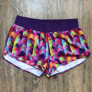 Fabletics Patterned Running Shorts